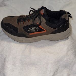 Skechers Men's Black and Brown Athletic/outdoor Shoes